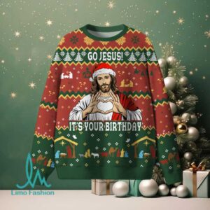 Go Jesus It’s Your Birthday Christian Lightweight Sweater