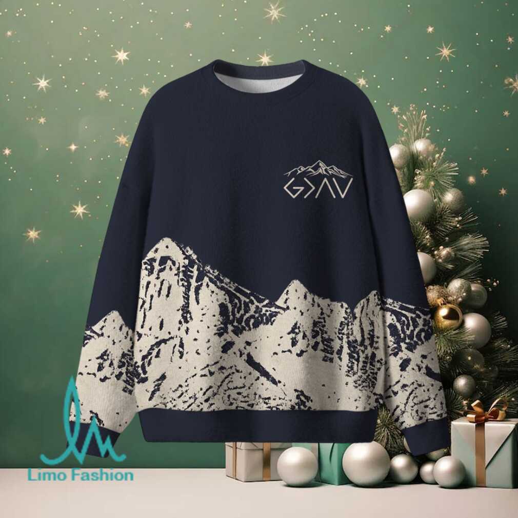 God Is Better Than Highs And Lows Christian Lightweight Sweater God Is Better Than Highs And Lows Christian Lightweight Sweater