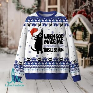 God Made Me Christian Lightweight Sweater