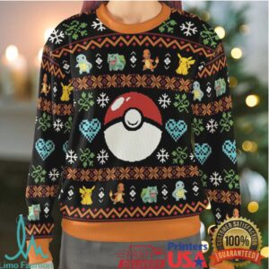 Gotta Christmas 'em All Pokemon Ugly Christmas Sweatshirt