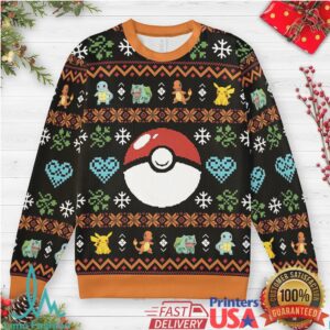 Gotta Christmas 'em All Pokemon Ugly Christmas Sweatshirt