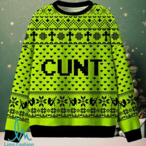 Green Cxxt Christmas Knit Sweatshirt