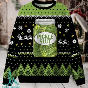 Green Pickle Slxt Christmas Knit Sweatshirt