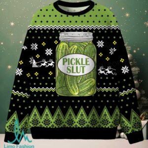 Green Pickle Slxt Christmas Knit Sweatshirt