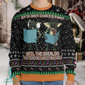 Gremlins Start Singing Christmas Carols Ugly Christmas Sweatshirt