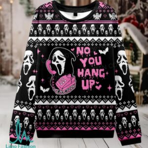 Halloween No You Hang Up Christmas Knit Sweatshirt