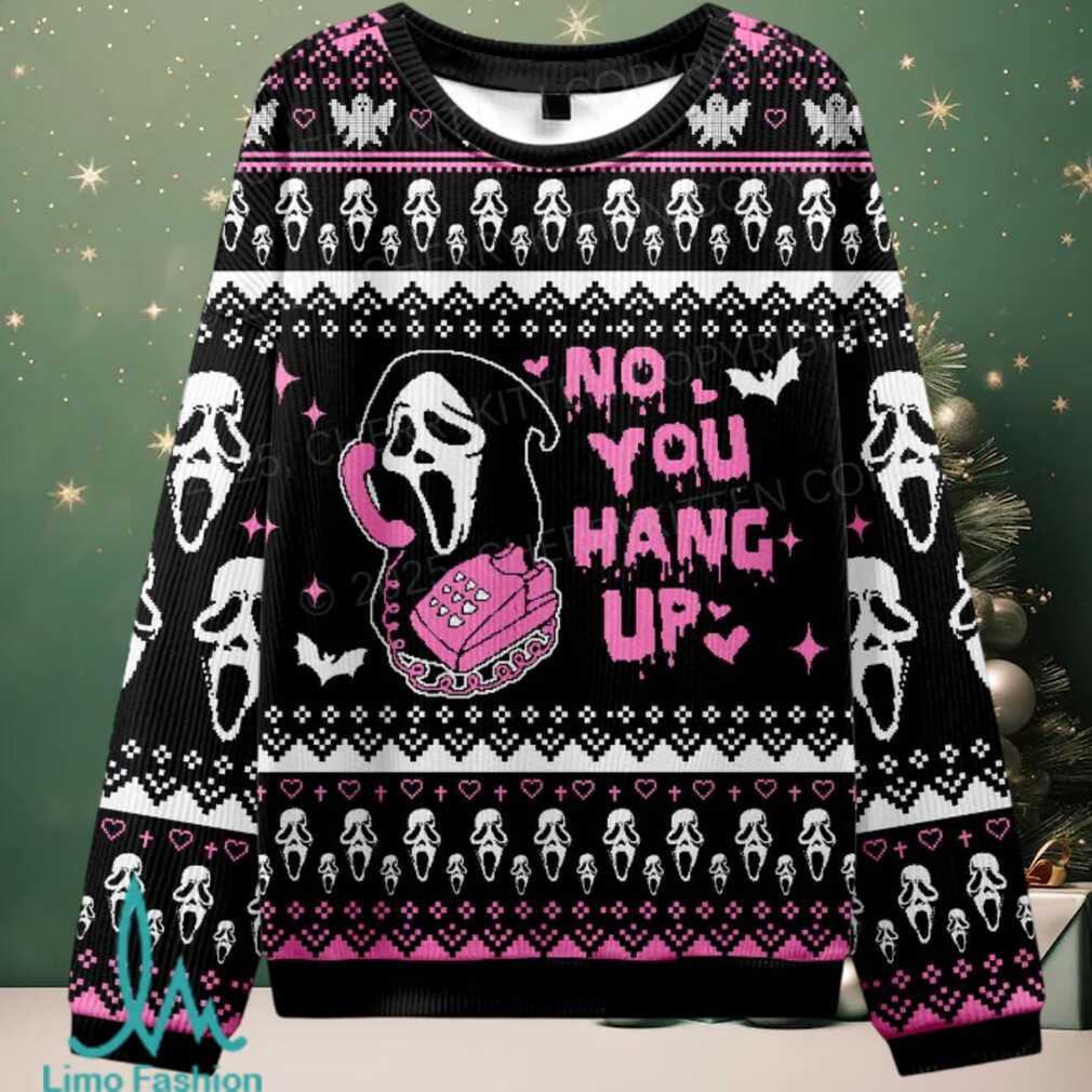 Halloween No You Hang Up Christmas Knit Sweatshirt Halloween No You Hang Up Christmas Knit Sweatshirt