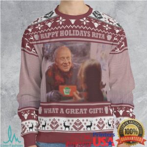 Happy Holidays Rita Ugly Christmas Sweatshirt