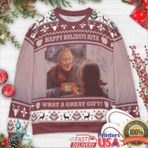 Happy Holidays Rita Ugly Christmas Sweatshirt