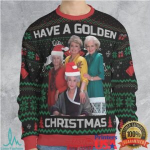 Have A Golden Christmas Ugly Christmas Sweatshirt