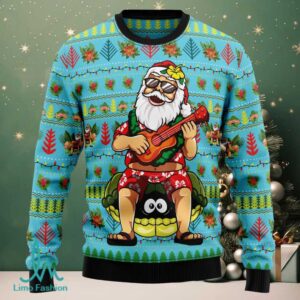 Hawaiian Christmas Santa Claus Ugly Christmas Sweater