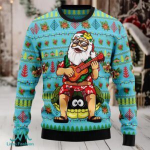 Hawaiian Christmas Santa Claus Ugly Christmas Sweater