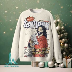 He Left The 99 To Rescue Me Furry Christian Lightweight Sweaters