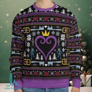 Heartless Christmas Kingdom Hearts Ugly Christmas Sweatshirt