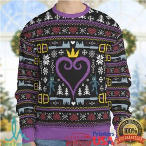 Heartless Christmas Kingdom Hearts Ugly Christmas Sweatshirt