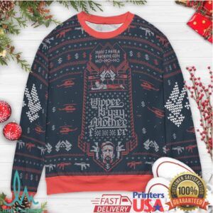 Ho Ho Ho Die Hard Ugly Christmas Sweatshirt