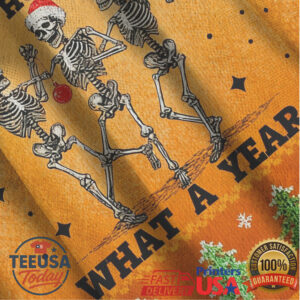 Ho Ho Holy Shit What A Year Christmas Ugly Sweatshirt