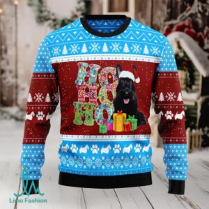 HoHoHo Scottish Terrier Ugly Christmas Sweater