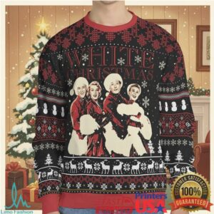 Holiday Magic White Christmas Ugly Christmas Sweatshirt