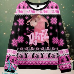 Hot Pink Ratz Christmas Knit Sweatshirt