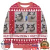 I Have To Say Weird Stuff Or I’ll Die Frog Christmas Ugly Sweatshirts