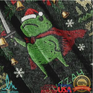 Huzzah Frog With Sword Christmas Ugly Sweatshirt
