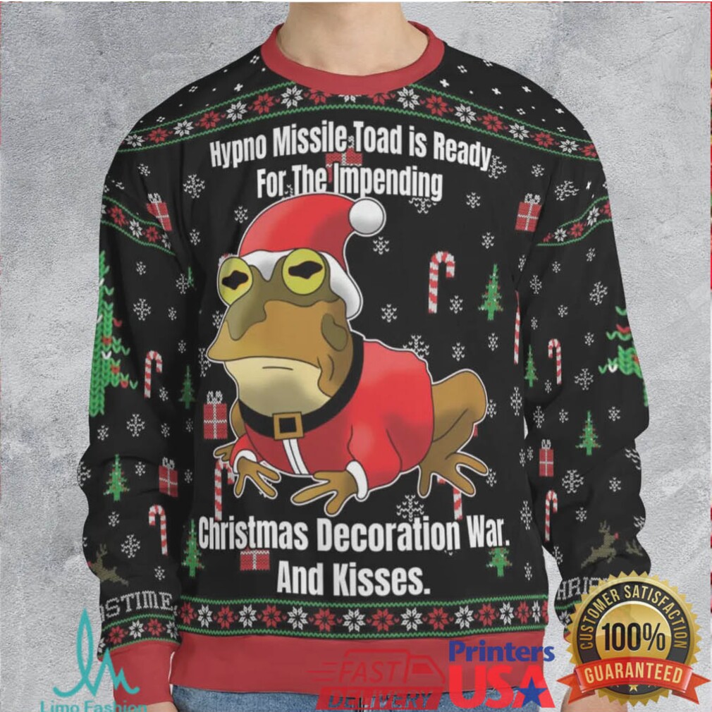 Hypno Missile Toad Ugly Christmas Sweatshirt Hypno Missile Toad Ugly Christmas Sweatshirt