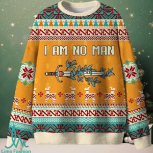 I Am No Man Unisex Ugly Knit Sweatshirt