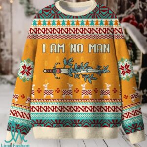 I Am No Man Unisex Ugly Knit Sweatshirt