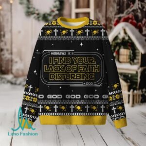 I Find Your Lack Of Faith Disturbing Christian Lightweight Sweater