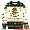 I Eat Drywall Funny Raccoon And Opossum Christmas Ugly Sweatshirt I Eat Drywall Funny Raccoon And Opossum Christmas Ugly Sweatshirt