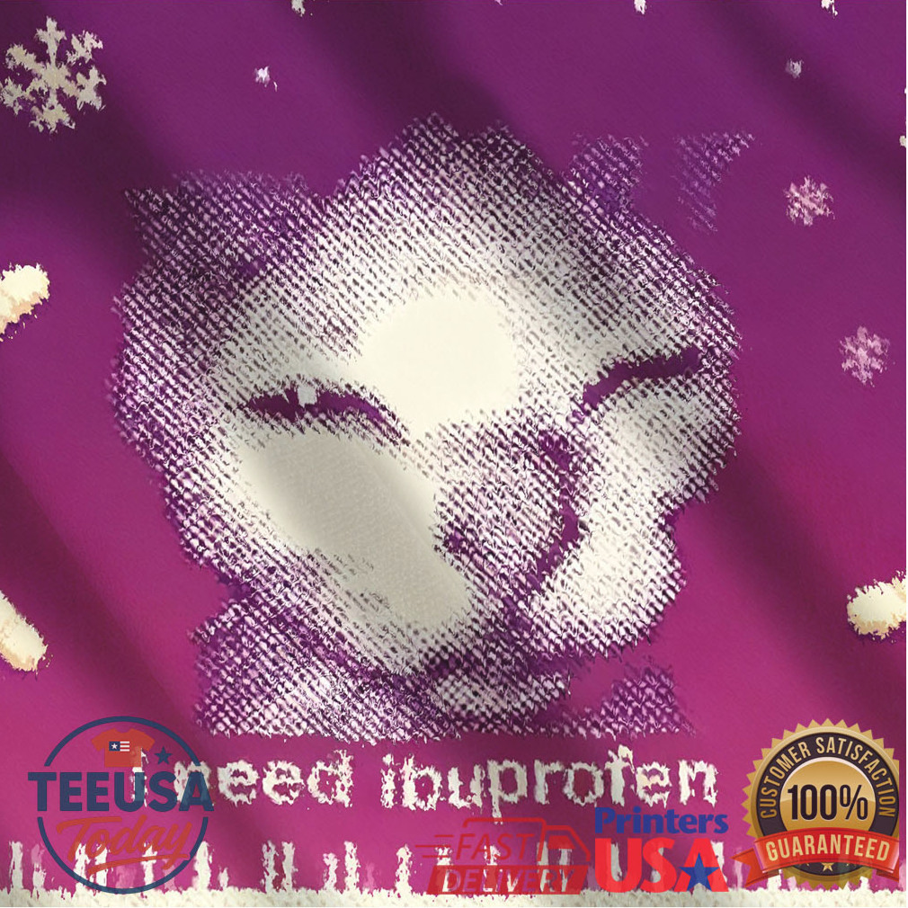 I Need Ibuprofen Funny Cat Meme Christmas Ugly Sweatshirt I Need Ibuprofen Funny Cat Meme Christmas Ugly Sweatshirt