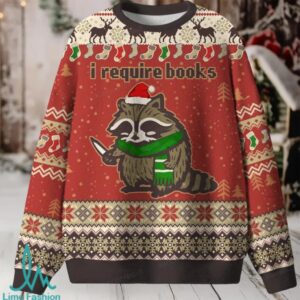 I Require Books Unisex Ugly Knit Sweatshirt