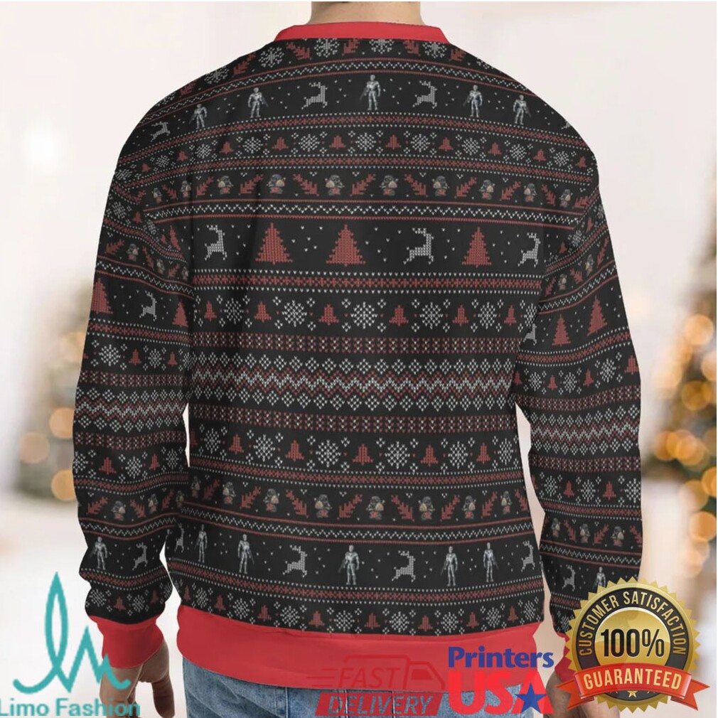 I'm Back Terminator Christmas Ugly Christmas Sweatshirt