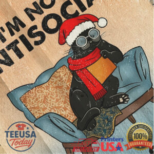 I'm Not Antisocial Meme Ugly Sweatshirt