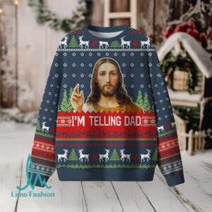 I'm Telling Dad Christian Lightweight Ugly Sweater