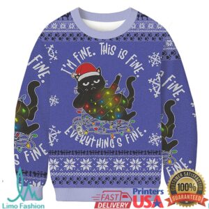 I'm an Indoor Cat Christmas Ugly Sweatshirt