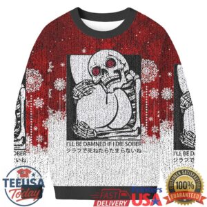 Indulgent Skull Fun Christmas Ugly Sweatshirt