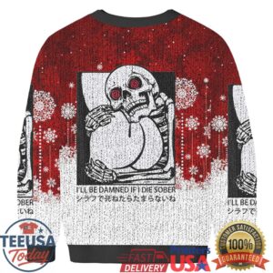 Indulgent Skull Fun Christmas Ugly Sweatshirt