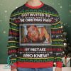 Yorkshire Terrier and Red Truck Ugly Christmas Sweater Yorkshire Terrier and Red Truck Ugly Christmas Sweater