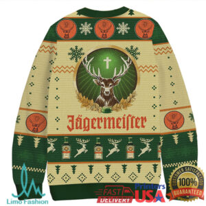 Jagermeister Elk Christmas Ugly Sweatshirt
