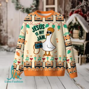 Jesus Is My Jam Christian Lightweight Sweater