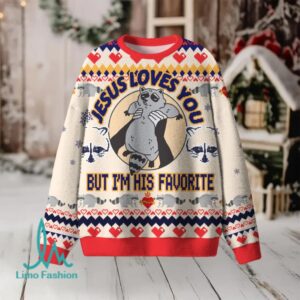 Jesus Loves You But I’m His Favorite Christian Lightweight Sweater