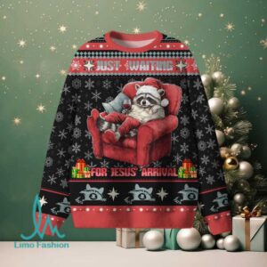 Just Waiting For Jesus’ Arrival Christian Lightweight Sweater
