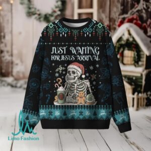 Just Waiting For Jesus' Arrival Furry Christian Lightweight Sweater