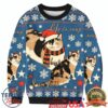 Lights Cat Japanese Green Christmas Ugly Sweatshirt Lights Cat Japanese Green Christmas Ugly Sweatshirt