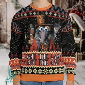 Light The Lamp Muppet Carol Ugly Christmas Sweatshirt
