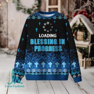 Loading Blessing In Progress Christian Lightweight Sweater