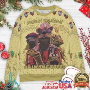 Look At The Birds Up In The Trees Ugly Christmas Sweatshirt