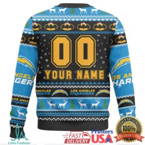 Los Angeles Chargers Batman I Am A Charger Fan Ugly Christmas Sweater
